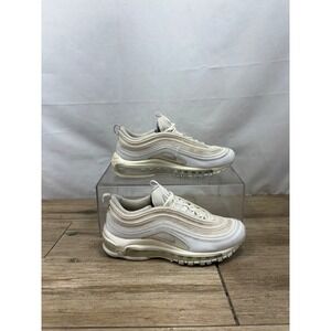 Nike Air Max‎ 97 White Athletic Running Shoes Cushioned Women's Size 6.5